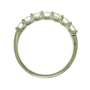 Ladies Diamond 2.18ct tw Emerald Cut Eternity Ring