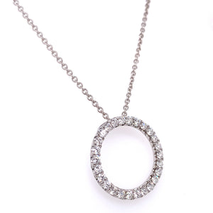 1.38ct tw Diamond Circle of Life Pendant Necklace