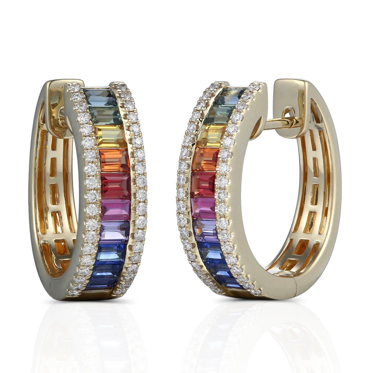 Kaleidoscope Sapphire and Diamond Earrings | Gerard McCabe | 331026
