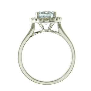 2.40ct tw Aquamarine & Diamond Cocktail Ring
