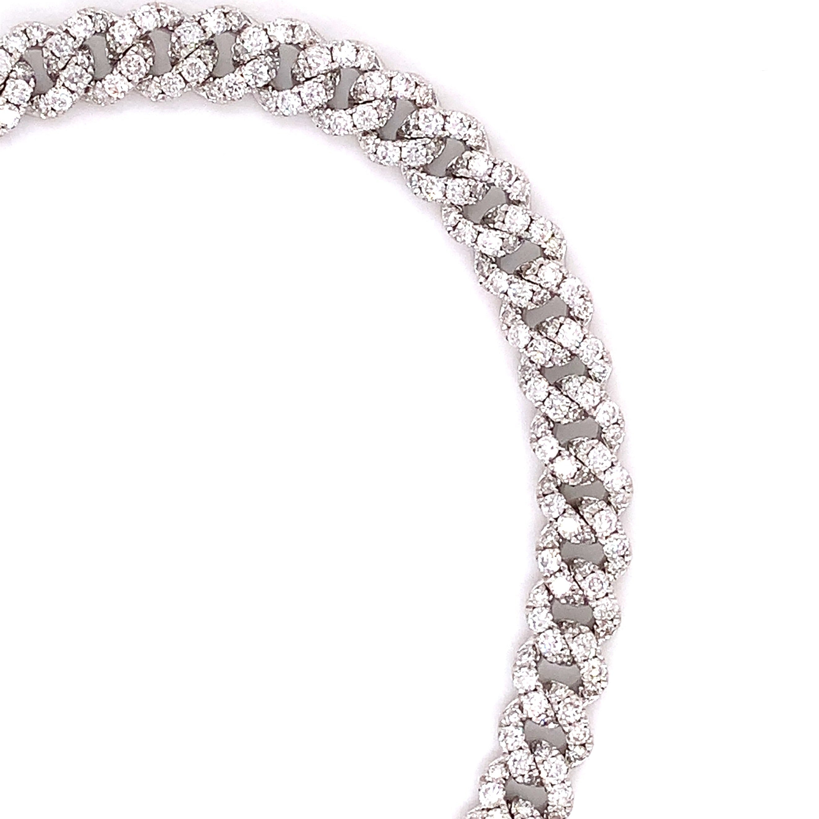 4.61ct tw Diamond Pave Set Link Bracelet