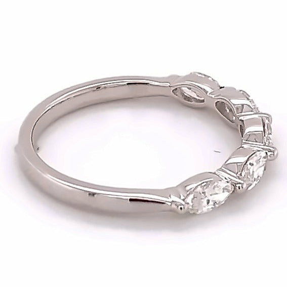 Five Marquise-cut Horizontally Set Eternity Band 0.70ct tw – HANIKEN ...