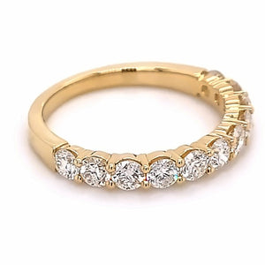 1.10ct tw Yellow Gold Diamond Eternity Ring