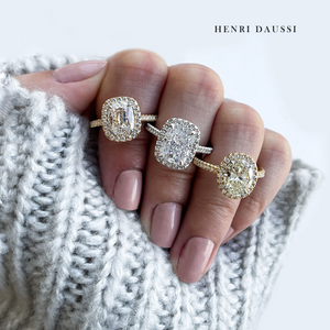 Henri daussi deals elongated cushion cut