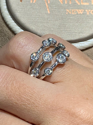 KATARINA Diamond Fashion Ring in Sterling Silver 120 India | Ubuy