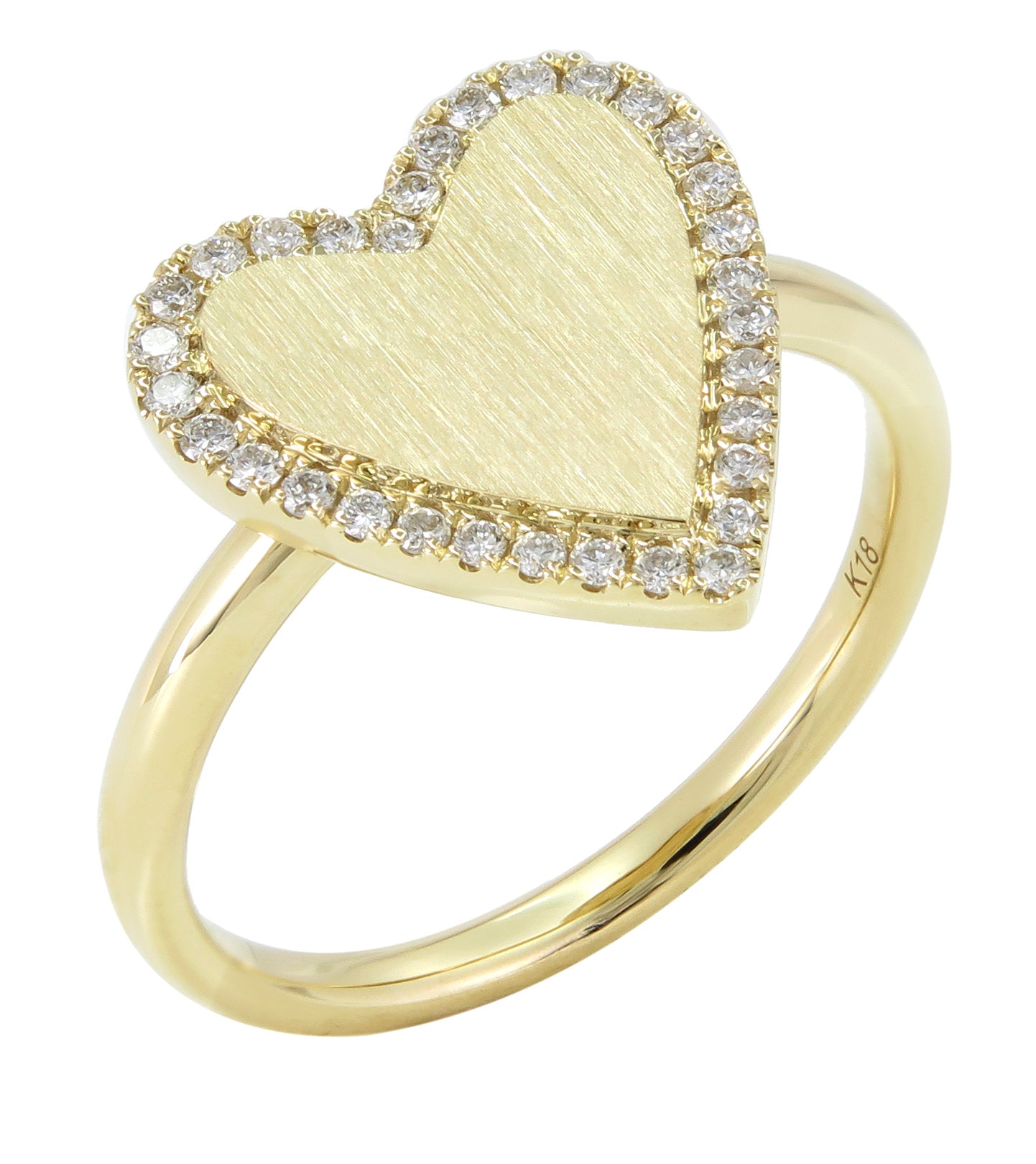 Diamond Heart Ring 0.19ct tw
