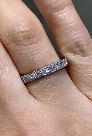 0.56CT T.W. Ladies Eternity Diamond Ring