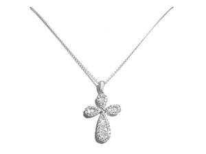 Diamond Cross Pendant Necklace