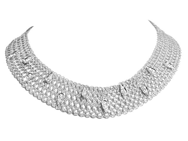 1.54ctw Round Diamond Choker Necklace - HANIKEN JEWELERS NEW-YORK