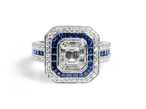 Sapphire Diamond Ring New York Fine Jewelry Best Diamond District