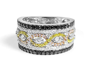 1.27ctw Fancy Diamond Ring - HANIKEN JEWELERS NEW-YORK
