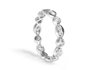 0.69ctw Diamond Eternity Ring - HANIKEN JEWELERS NEW-YORK