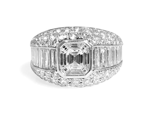 Diamond Fancy Right Hand Ring 2.70ctw