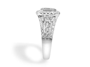 1.40CT T.W. Octagon Diamond Right Hand Ring