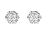 Diamond 1.95ct t.w. Flower Earrings - HANIKEN JEWELERS NEW-YORK
