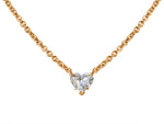 0.93CT GIA Certified Rose Gold Heart Shape Necklace - HANIKEN JEWELERS NEW-YORK