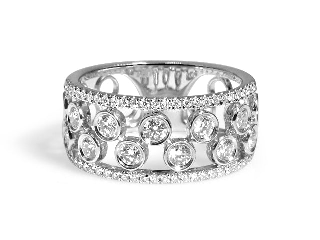 Diamond Anniversary Ring With Rounds 0.69ctw