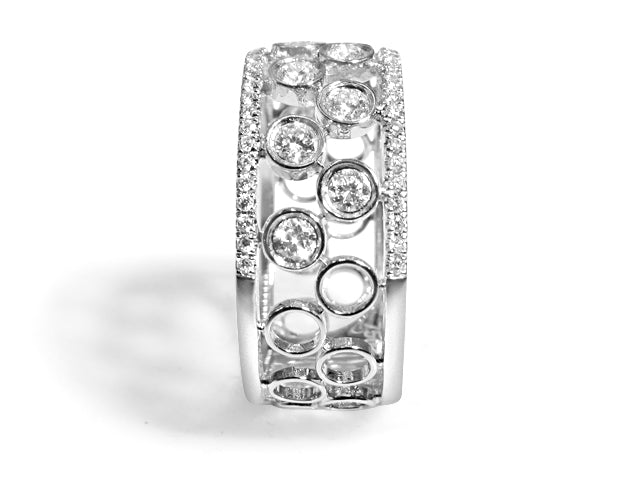 Diamond Anniversary Ring With Rounds 0.69ctw