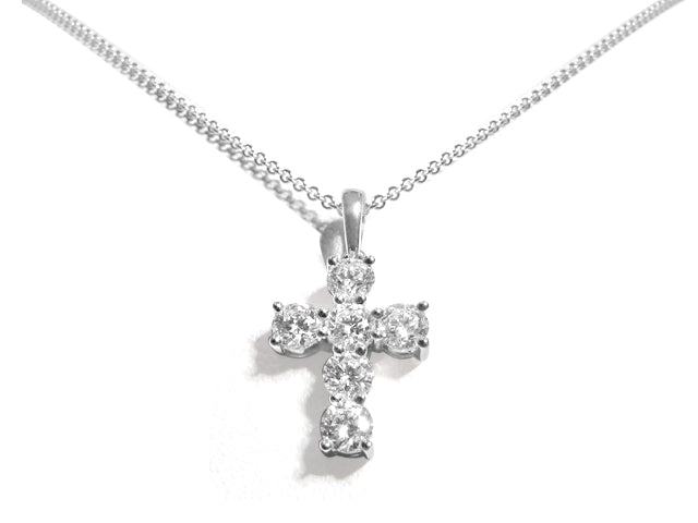 Diamond Cross Pendant Chain