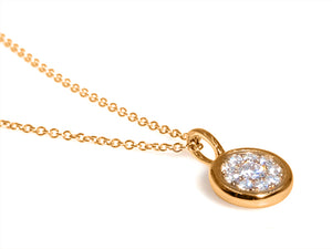 0.23ct tw Diamond Pendant with Chain Necklace
