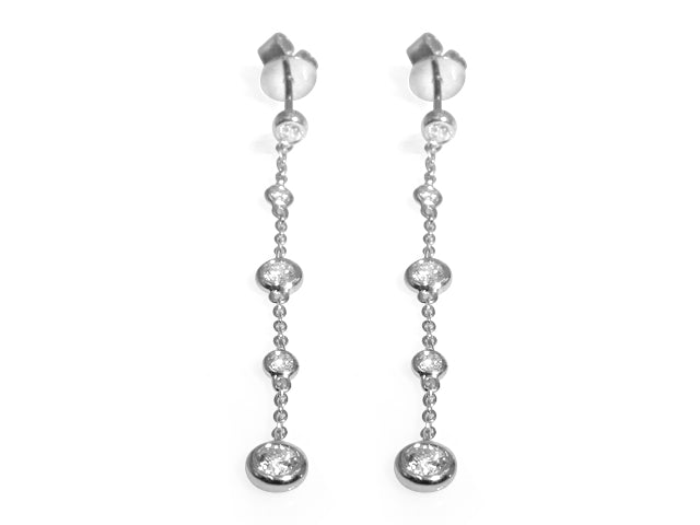 Diamond by Yard Earring 0.39ctw - HANIKEN JEWELERS NEW-YORK