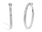 Diamond Hoop Earrings 5.01cts - HANIKEN JEWELERS NEW-YORK