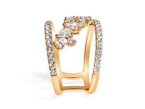 Ladies Rose Gold 1.17ct t.w. Diamond Ring - HANIKEN JEWELERS NEW-YORK