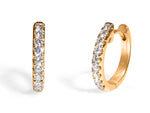 0.39CTW Diamond Huggie Earrings - HANIKEN JEWELERS NEW-YORK