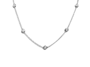 0.82ct tw Diamond By The Yard Necklace