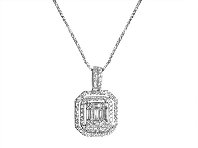 Diamond Pendant 0.81ct tw Necklace