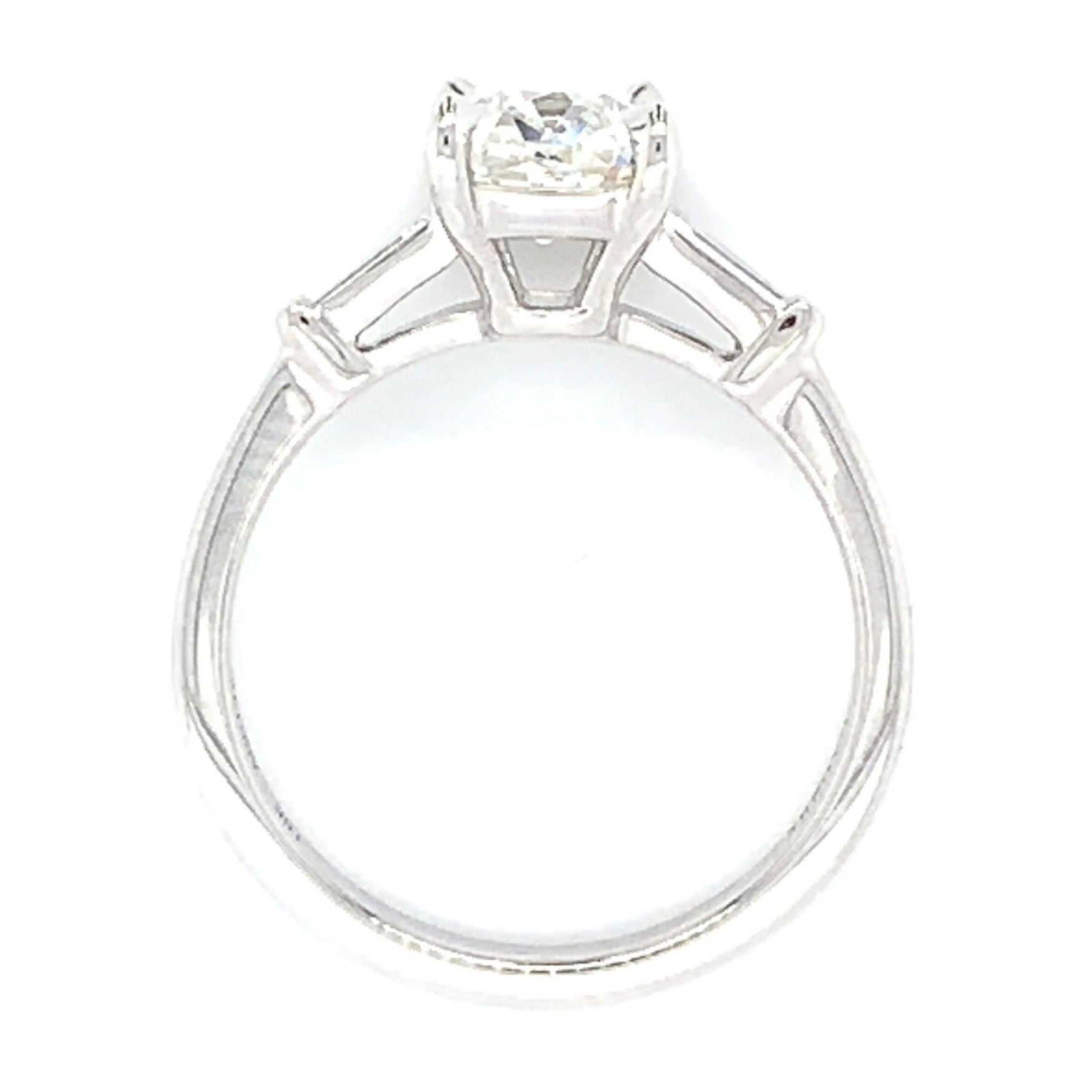 Henri Daussi Cushion Cut 2.33ct t.w. Diamond Engagement Ring