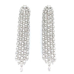 Ladies 8.80ct t.w. Diamond Dangling Waterfall Earrings - HANIKEN JEWELERS NEW-YORK