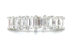 Ladies Diamond Emerald Cut Eternity Ring - HANIKEN JEWELERS NEW-YORK